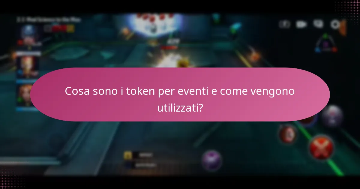 Cosa sono i token per eventi e come vengono utilizzati?