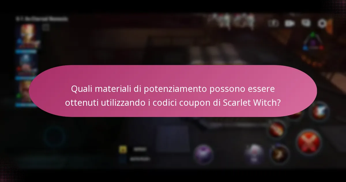 Quando si svolgono eventi speciali legati ai codici coupon di Scarlet Witch?
