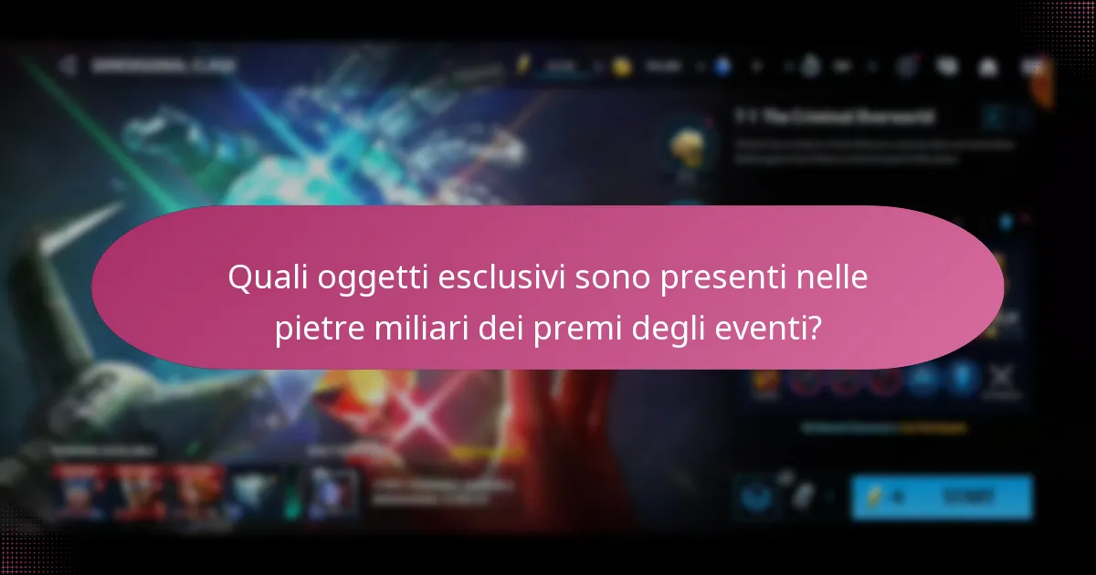 Come le pietre miliari dei premi degli eventi influenzano il progresso dei giocatori?