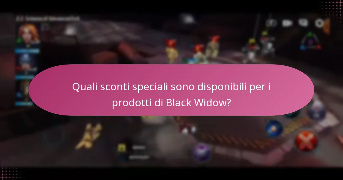 Quali potenziamenti per i personaggi sono disponibili per Black Widow?